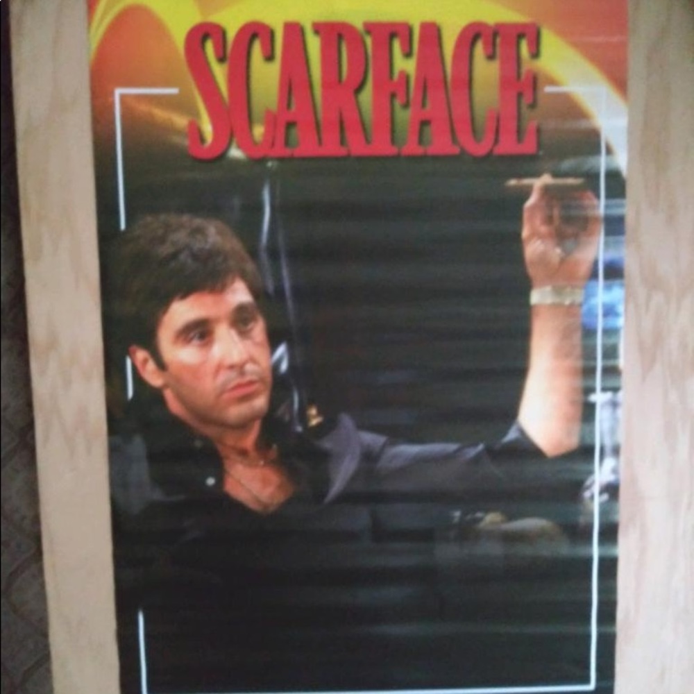 Vintage “SCARFACE” Tony Montana 2002 Poster 34”x22” Scorpio Posters VHTF NEW*